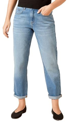 Dorothy Perkins Boyfriends Ankle Grazer Fold Up Jeans