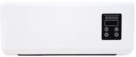 Wall Air Cooler - Ductless Air Conditioner, Multifuntional Wall Air Conditioner Fan with Remote, 2-in-1 Multifunctional Cooling Device Ideal for Bedroom, Efficient Climate Control Appliance (WH)
