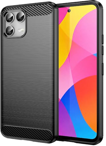 GIOPUEY für Telekom T Phone 3 Pro Hülle, TPU-Material Weich Ultradünn Case Cover, Slim Fit Wärmeableitung Handyhülle [Abriebfest] [rutschfest] - Schwarz