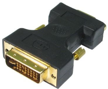 World of Data DVI (Male) to VGA (Female) Adapter - 24k Gold Plated