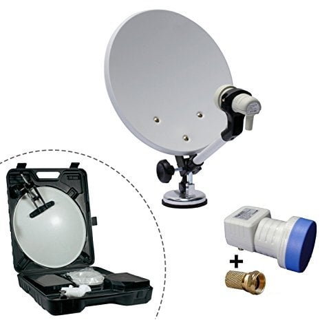 Kit Parabole Camping Car + Lnb 37Cm