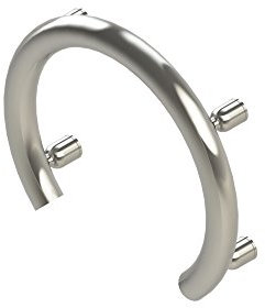 Invisia INV-ACR-BS Accent Ring Brushed Stainless by Invisia