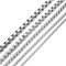 DonDon Herren Halskette Edelstahl Länge 56 cm - Ø 0,4 cm