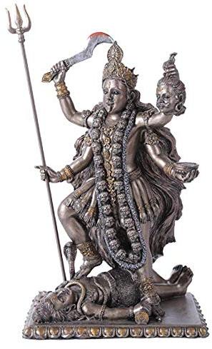 Pacific Trading Kali Kali Hindu Goddess Statue Figurine New