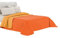Italian Bed Linen Q-EL-1P Elegant Sommer Steppdecke orange/gelb, 100% Mikrofaser, 170x270cm