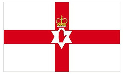 Nordirische Rote Hand von Nordirland (Ulster) Flagge ca. 150cm x 90cm