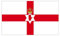 Nordirische Rote Hand von Nordirland (Ulster) Flagge ca. 150cm x 90cm