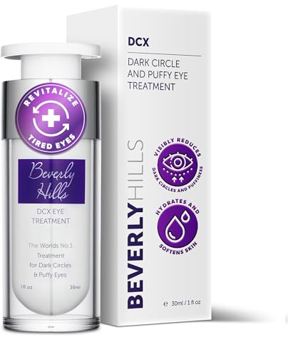 Beverly Hills DCX Eye Revive Cream | Augencreme gegen Augenringe & Schwellungen mit Koffein & Hyaluronsäure | Anti-Aging Pflege für strahlende Augen & glatte Haut | Für alle Hauttypen | 30ml