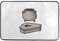 FANTAZIO zerbini Halloween Spooky Tomb tappeto dritto Carpet Gripper poliestere per angoli e bordi antiscivolo ideale tappeto tappo per cucina/bagno 23.6 x 15.7in