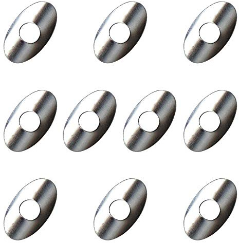 cyclingcolors 10x NIPPELSCHEIBEN SCHEIBEN OVAL SPEICHEN Fahrrad 14G 2MM 13G 2.3MM Stahl Washer