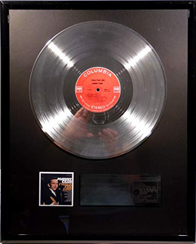 goldene Schallplatte Johnny Cash, I Walk The line Platin Schallplatte