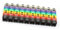 Clip-on String Wire Marking Boxed Plastic Digital Number Wire Label Tube Set Colorful Cable Marker (100PCS KCM-4MM)