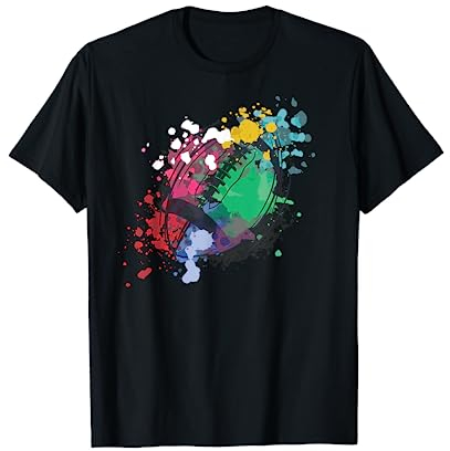 American Football Koloriert T-Shirt