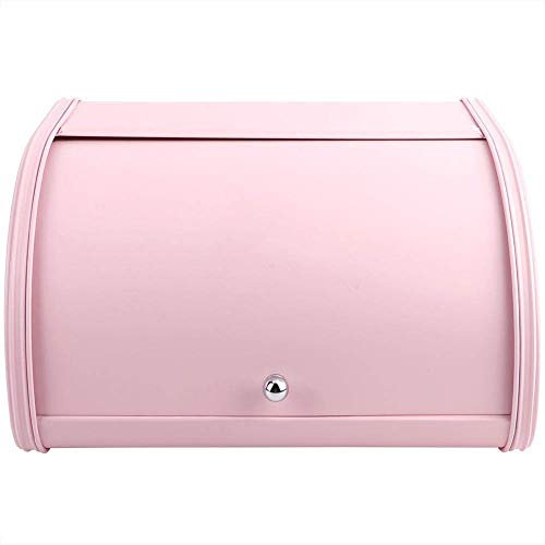 FZYE Brotkasten aus Metall Brotkasten, Brotkasten für die Hausmannskost (Pink)