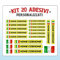 20 Adesivi con Nome Personalizzato per Biciclette, Moto, Auto e Scooter elettrici. Etichette Adesive con Bandiere Personalizzati. Stickers Impermeabili
