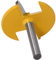 Zkenyao-Router Bit 6mm Shank Router Bit -1-1/2 Radius - 1-3/4 Woodworking Cutter RCT, 1PC, Use Safety Reliable