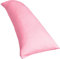 Traumreiter Seitenschläferkissen mit Bezug Baumwolle Pink Memory Foam Kissen Visco Gel Professional XL extra breit 140x50 langes Lagerungskissen Seitenschläfer Erwachsene Side Sleeper Body Pillow