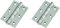 IRONZONE® Door Hinge 3 75mm Ball Bearing Hinges Polished Chrome Suit Internal Doors Pair
