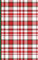 SMALL PLAID NOTEBOOK: Christmas Holiday color plaid 5” x 8” notebook with 100 wide lined pages to list your Christmas wishes, blessings & New Year's resolutions (*stocking stuffer idea*)