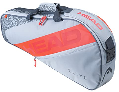 Head Elite Tennistasche, grau/orange, 3R