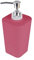 douceur d'intérieur, Distributeur Savon (7.3 x 7.3 x 18 cm) Vitamine Framboise, Plastique Soft Touch