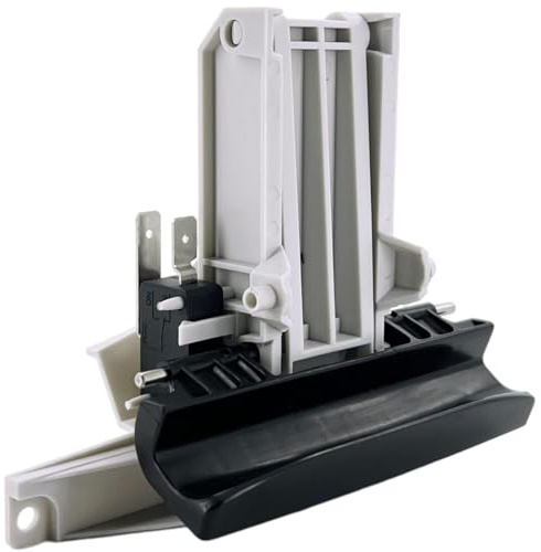 Semzohc Poignée de porte de lave-vaisselle pour lave-vaisselle May-tag Quiet Series 300 MDB7600AWB, MDB7600AWW, MDB8600AWW, MDB5600AWB, MDB8600AWB, MDB7600AWS, MDBTT59AWW, MDBH970AWW