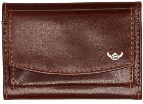 Golden Head Colorado RFID Petite Billfold Coin Wallet Tobacco