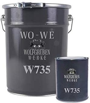 2K Epoxidharz Balkonfarbe Terrassenfarbe Beschichtung Basaltgrau wie RAL 7012-5Kg