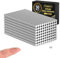 VNDUEEY Magnete Stark, 50 Stück 2x1mm Magnete für Magnettafel, Kühlschrank, Basteln, Magnete Klein für Zuhause, Arbeit, Fotos, Whiteboard Magnete