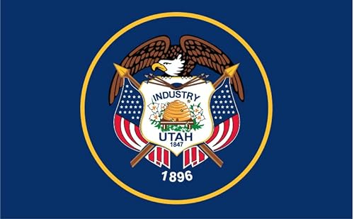 2 x Utah Kühlschrankmagnet, USA, 2 x Utah, magnetisch, 6 x 3,5 cm