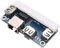 USB Expansion Board, 3 USB Ports Hub Electronic Component Power Expansion Board for Raspberry Pi Zero W/4B, USB2.0/1.1 USB HUB Expansion Board(Blue)