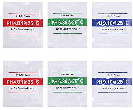 ulapithi PH Meter Calibration Powder | Easy to Use PH Buffer Powder Solution Powder | Convenient and Individually Packaged PH Powder Set
