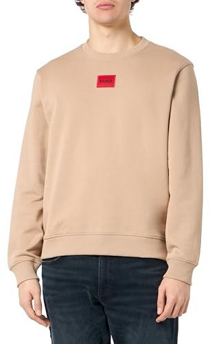 HUGO Herren Diragol212 Sweatshirt, Medium Beige267, XXL EU