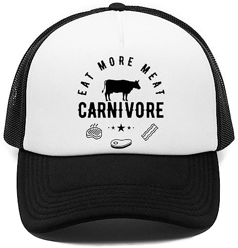 Vendax Carnivore Diet, Eat More Meat Kappe Baseball Rapper Cap