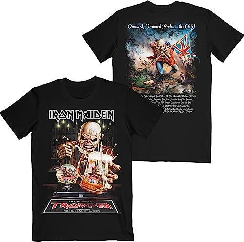 Iron Maiden Trooper Beer 2016 T-Shirt, Black, S