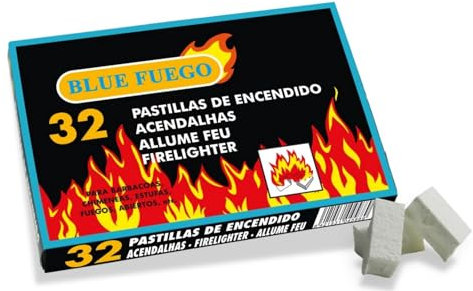 Mugar- Pastillas de Encendido para Estufas y Chimeneas- Paquetes de 2, 3, 4 o 5 Cajas - Pastillas de Chimenea rápidas y eficaces (160)