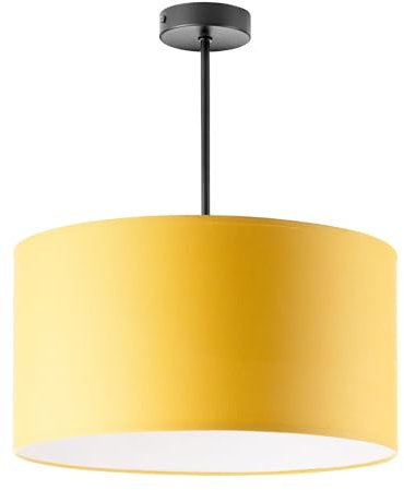 Miratic Hängeleuchten & Pendelleuchten Pendelleuchte Esstisch Moderne Deckenlampe Hängend mit austauschbarer E27-Lichtquelle max 60 W Kurz (Senf)(Glühbirne fehlt)