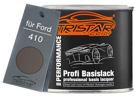 TRISTARcolor Vernice per auto Barattolo pronto all’uso per Ford 410 Bumper Brown Vernice di base 0,5L