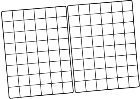 Ciieeo 2 Stück Wandgitter Metall Wandpaneel 30x40cm Nordic Stil Fotowand Organizer Rasterfeld Bilderwand Dekoration