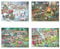 The House of Puzzles Seasons On The Green Jigsaw Set - 4 x 500 Piece Jigsaws For Adults, Multi Puzzle Pack, Artist Illustrated, Deluxe Puzzle Gifts, Sustainably Made