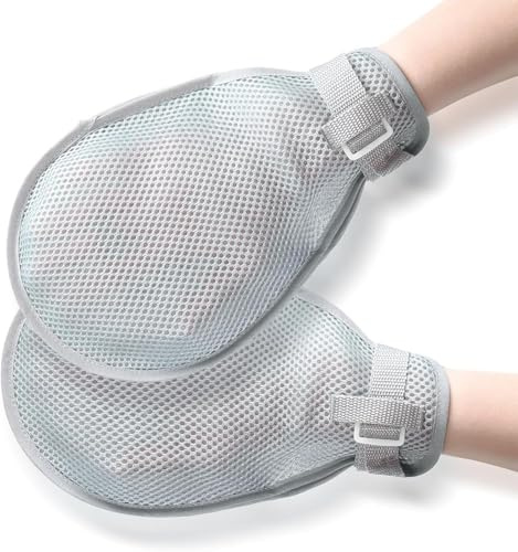 Generisch Handschuhe für ältere Patienten Kratzfeste Fäustlinge Beugt Verletzungen Fäustlinge Dekubitus an Händen und Handgelenken Kratzfeste Fäustlinge Beugt Verletzungen vor Kratzfesten