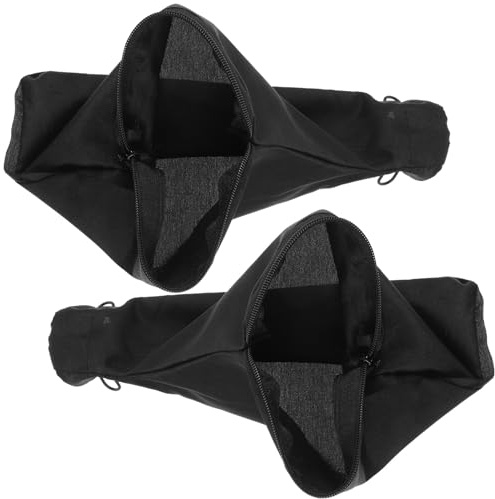WOONEKY 2pcs Large Capacity Saws Dust Collection Bags with Steel Design Flexible Hood Easy to Install and Replace for Cleaner Workbench Suitable for Cutting Machines and Mitre Saws