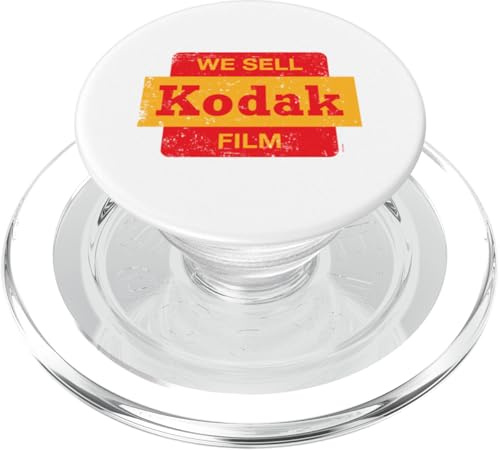 Cartel Vintage con Capucha con Texto en inglés We Sell Kodak Film PopSockets PopGrip para MagSafe