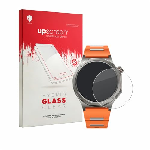 upscreen Schutzglas für Oppo Watch X3 | Transparenter Displayschutz Made in Germany Klare 9H Schutzfolie Glas-Folie Montage-Set Anti-Fingerprint