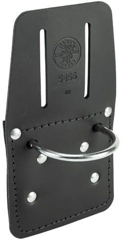 Klein Tools 5456 Leather Hammer Holder with Slotted Connection and Metal Ring