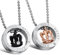 JewelryWe Schmuck 2 Freundschaftsketten Edelstahl Keep Me in Your Heart Gravur Krone Ring Partner Anhänger mit Halsketten Pärchen Paar Ketten für Damen Herren