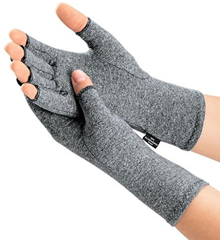 IMAK Compression Arthritis Gloves (Grey, X-Large)