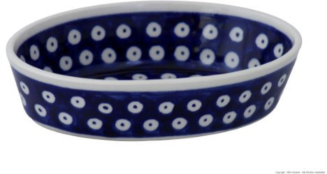Bunzlauer keramik Dipschale Servierschale Schälchen Schüssel oval 200ml Länge: 15,6 cm Höhe: 4,0 cm Dekor 42