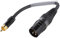 Sommer Cable Adapterkabel RCA Cinch 2-pol male auf XLR 3-pol male 15cm HICON Stecker | TRH7U0015-SW