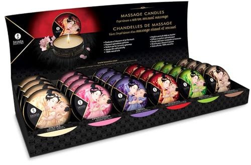 Shunga Mini Massage Candle Display